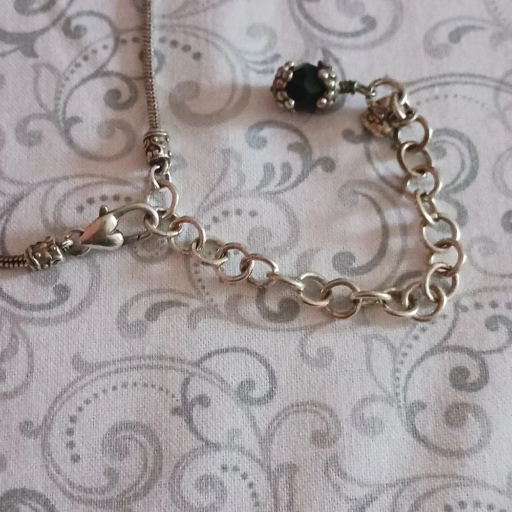 Brighton Black Stations Beaded Necklace